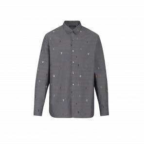 Louis Vuitton Regular Shirt With DNA Collar Fil Coupé